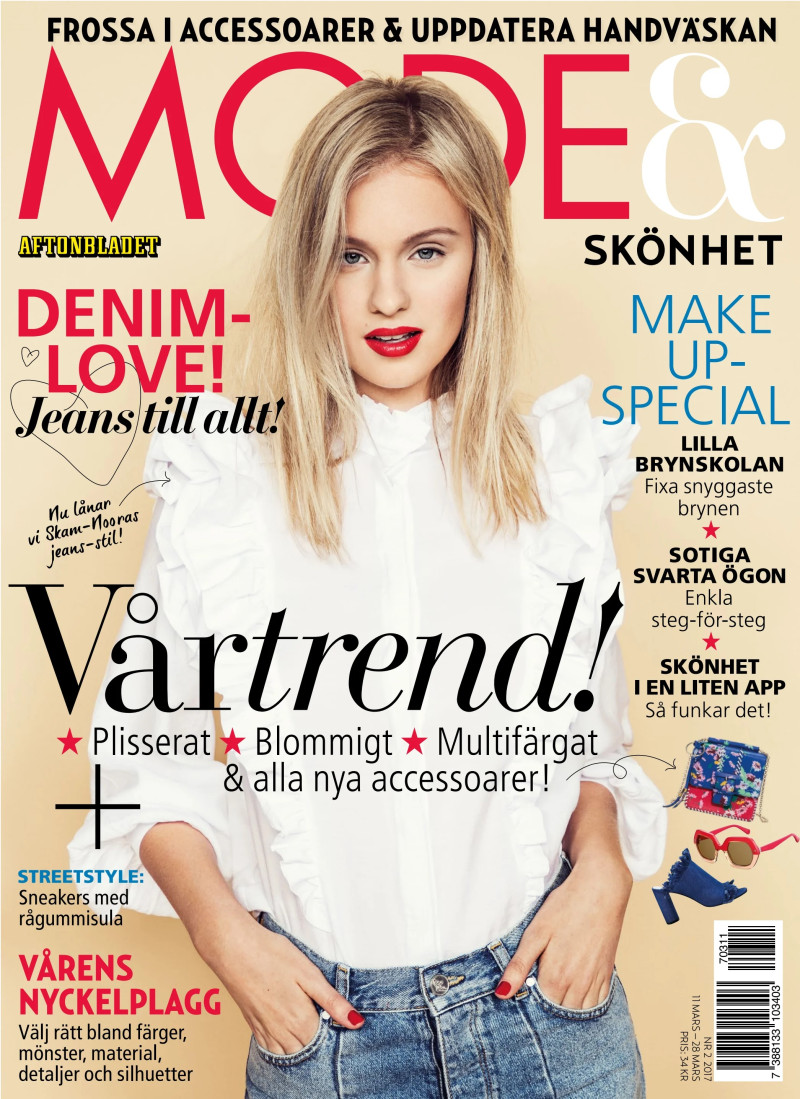  featured on the Mode & Skonhet cover from March 2017