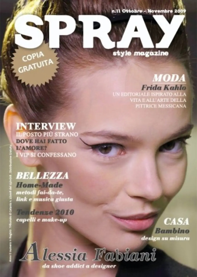  featured on the Spray cover from October 2009