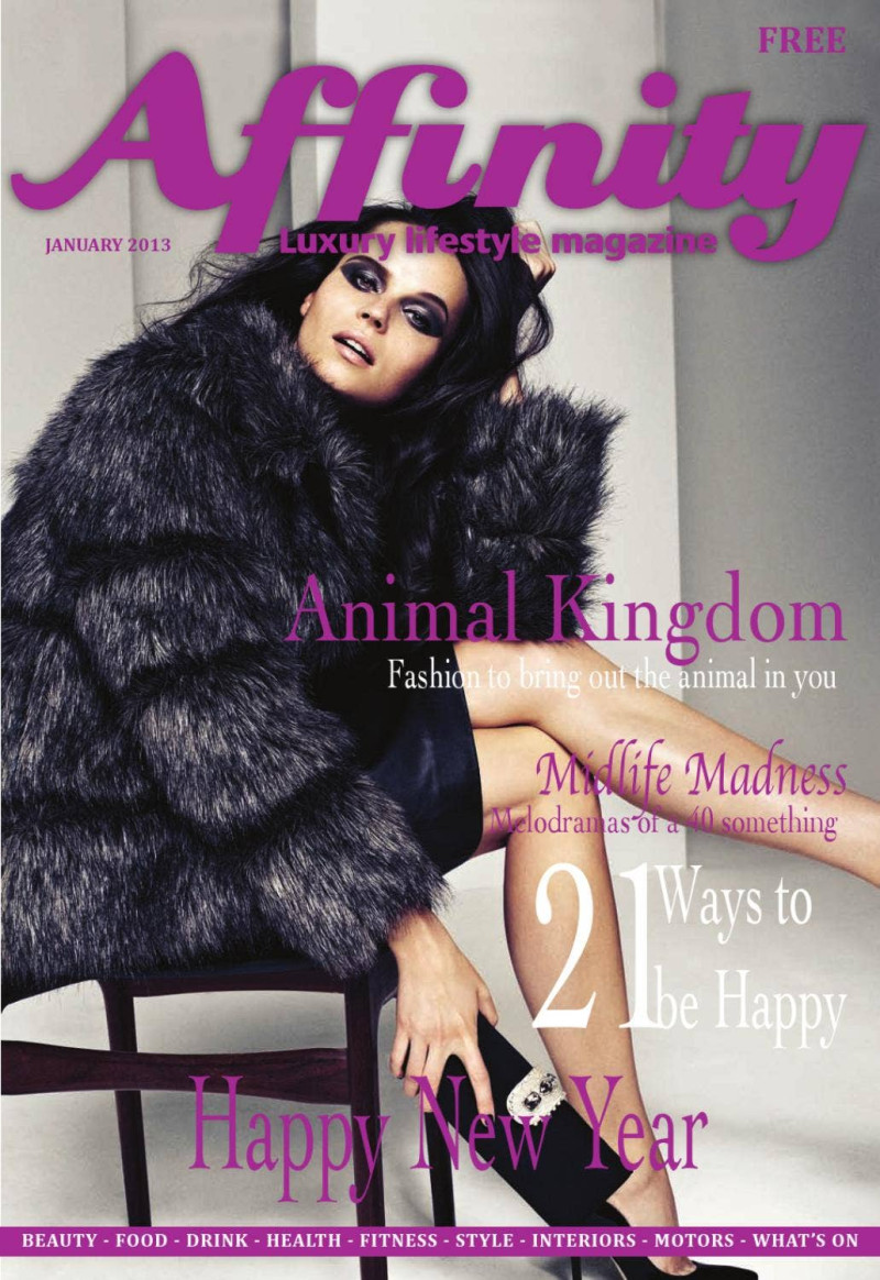 Egle Tvirbutaite featured on the Affinity cover from January 2013
