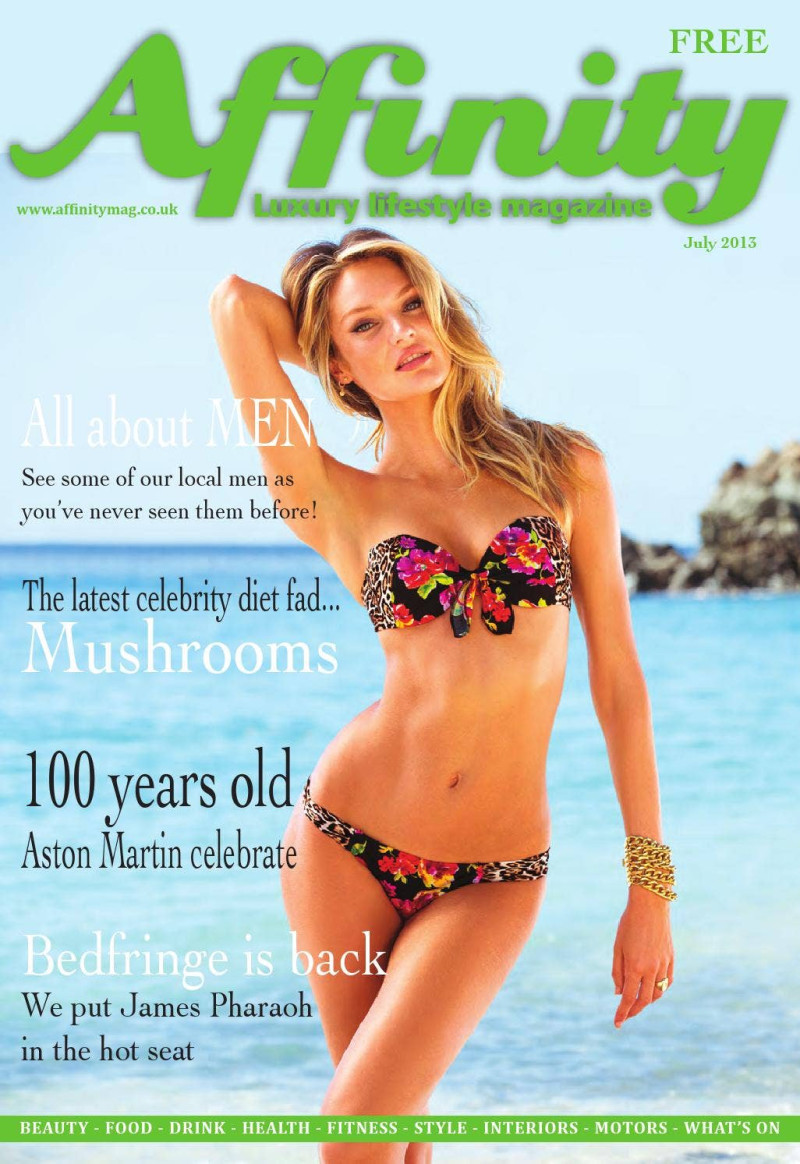 Candice Swanepoel featured on the Affinity cover from July 2013