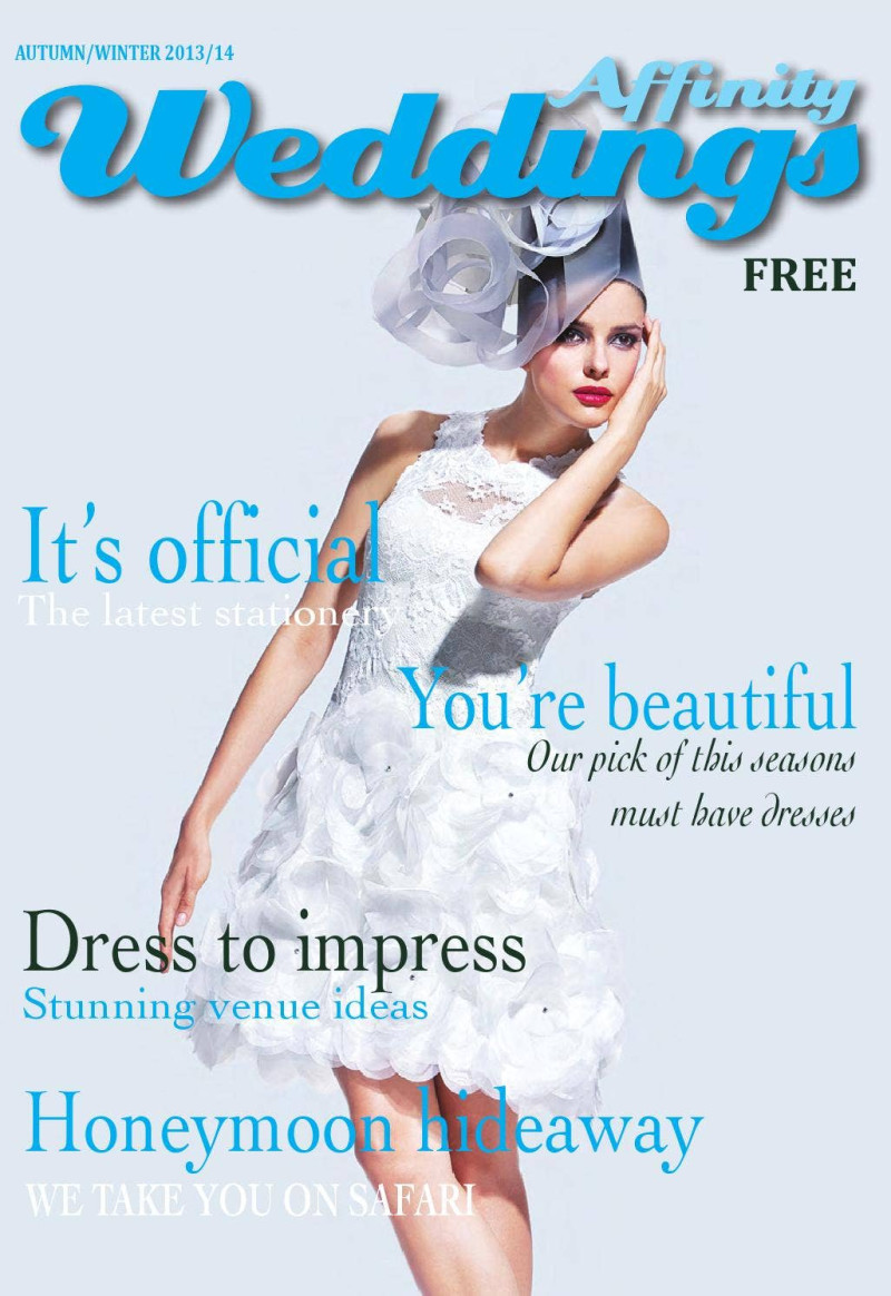  featured on the Affinity Weddings cover from October 2013