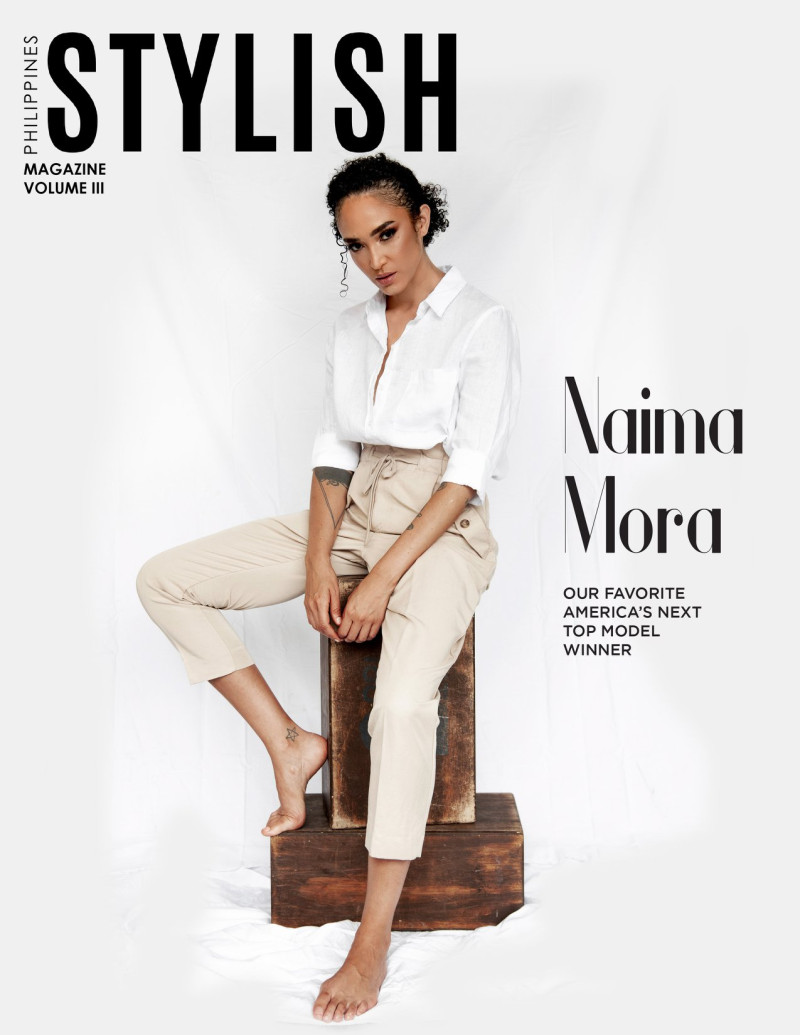Naima Mora featured on the Stylish Philippines cover from October 2020