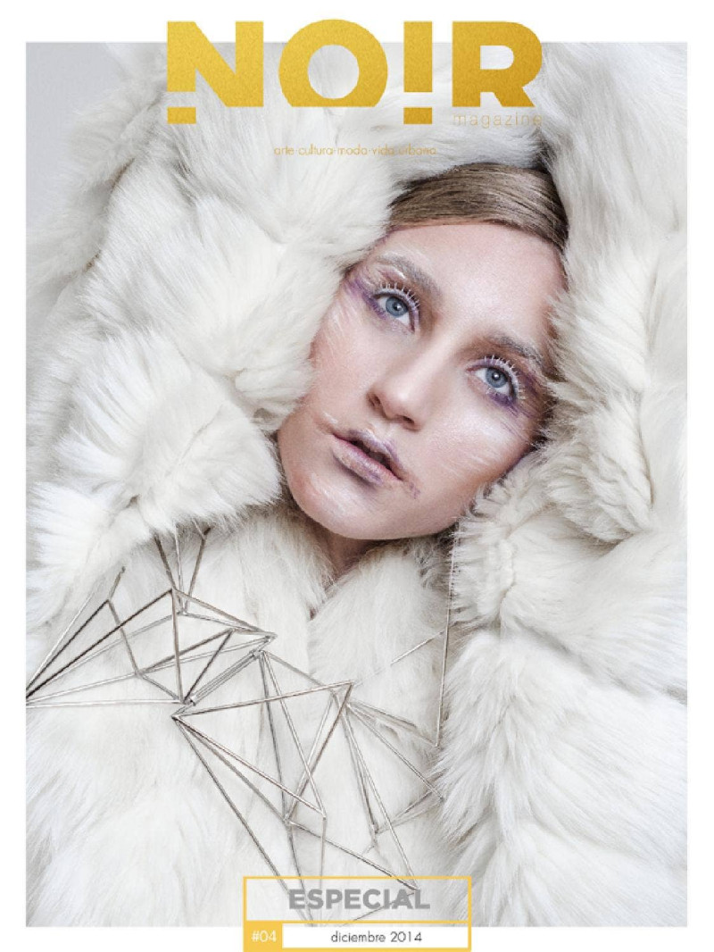 Belen Castellanos featured on the Noir Magazine Mexico cover from December 2014
