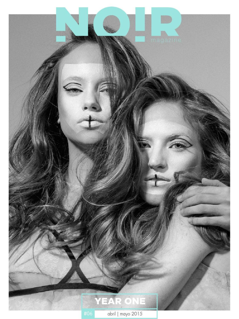 Leah Rae Hight, Sofia Duran featured on the Noir Magazine Mexico cover from April 2015