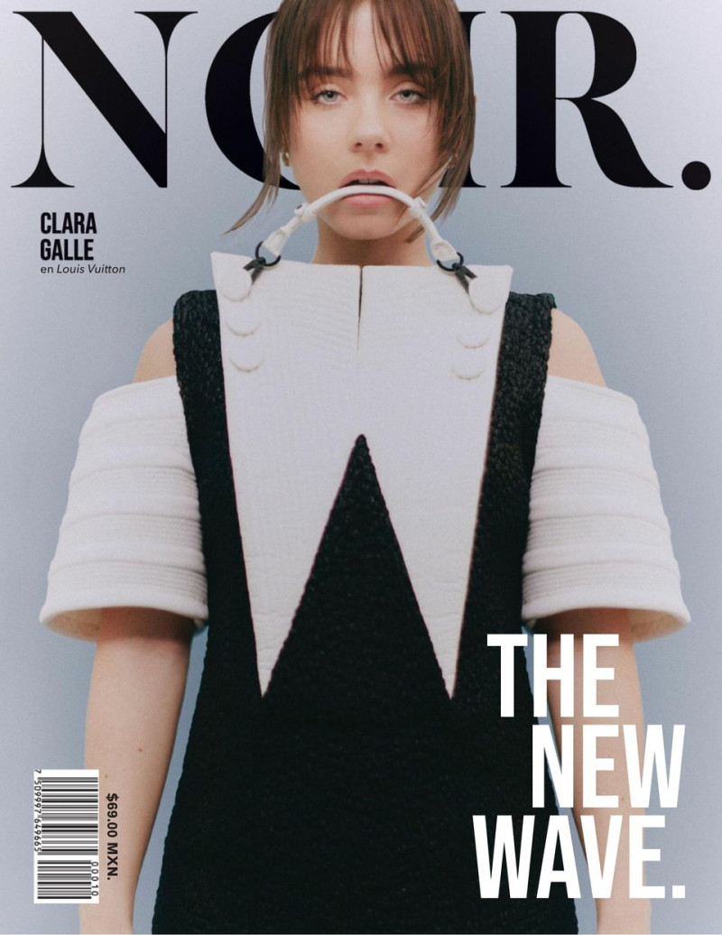 Clara Galle featured on the Noir. Mexico cover from January 2024