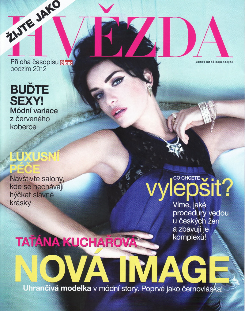 Tatana Kucharova featured on the Hvezda cover from September 2012