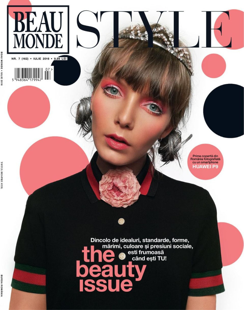  featured on the Beau Monde Style Romania cover from July 2016