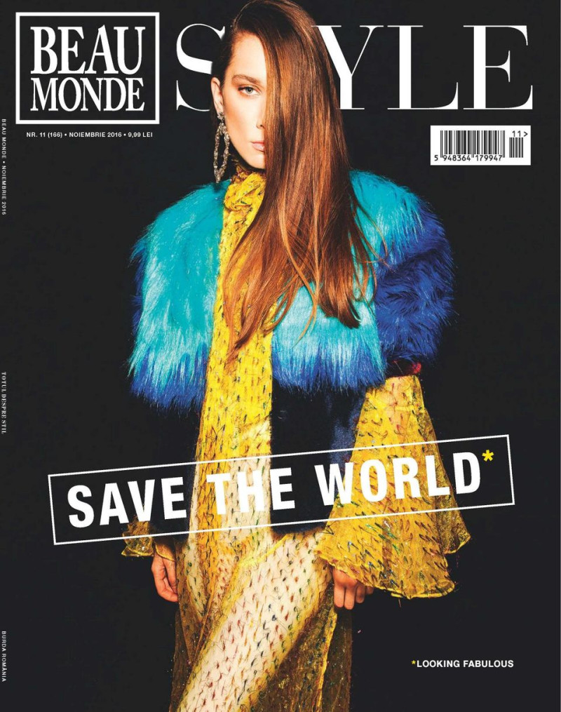  featured on the Beau Monde Style Romania cover from November 2016