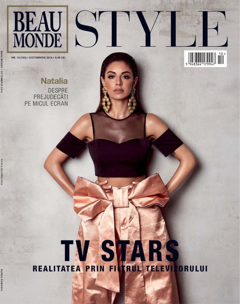  featured on the Beau Monde Style Romania cover from October 2016