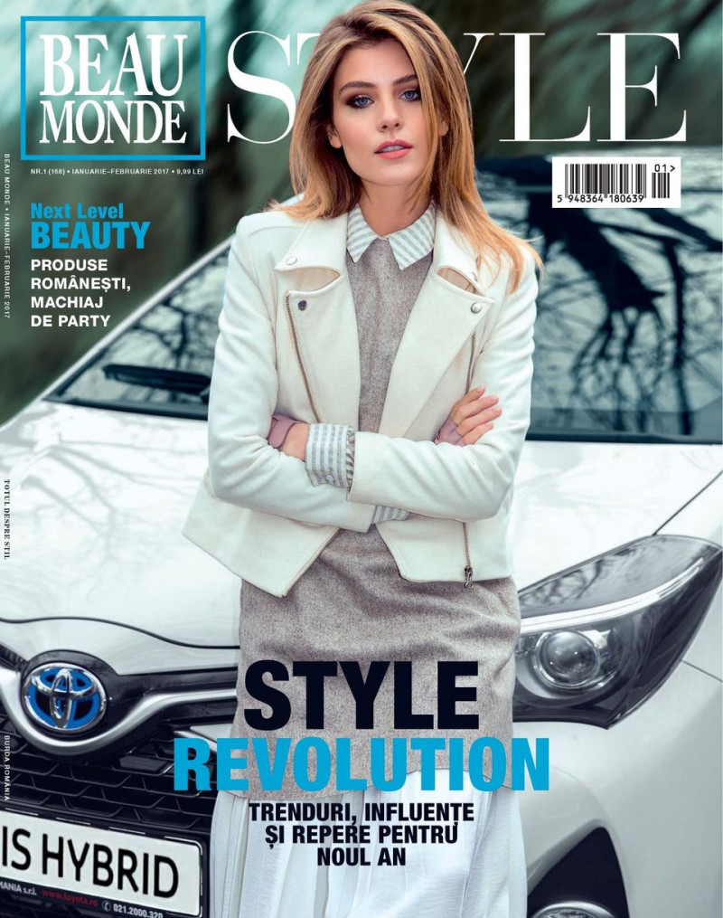  featured on the Beau Monde Style Romania cover from January 2017