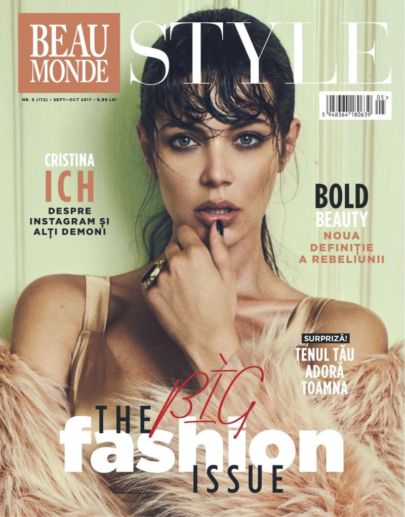  featured on the Beau Monde Style Romania cover from September 2017