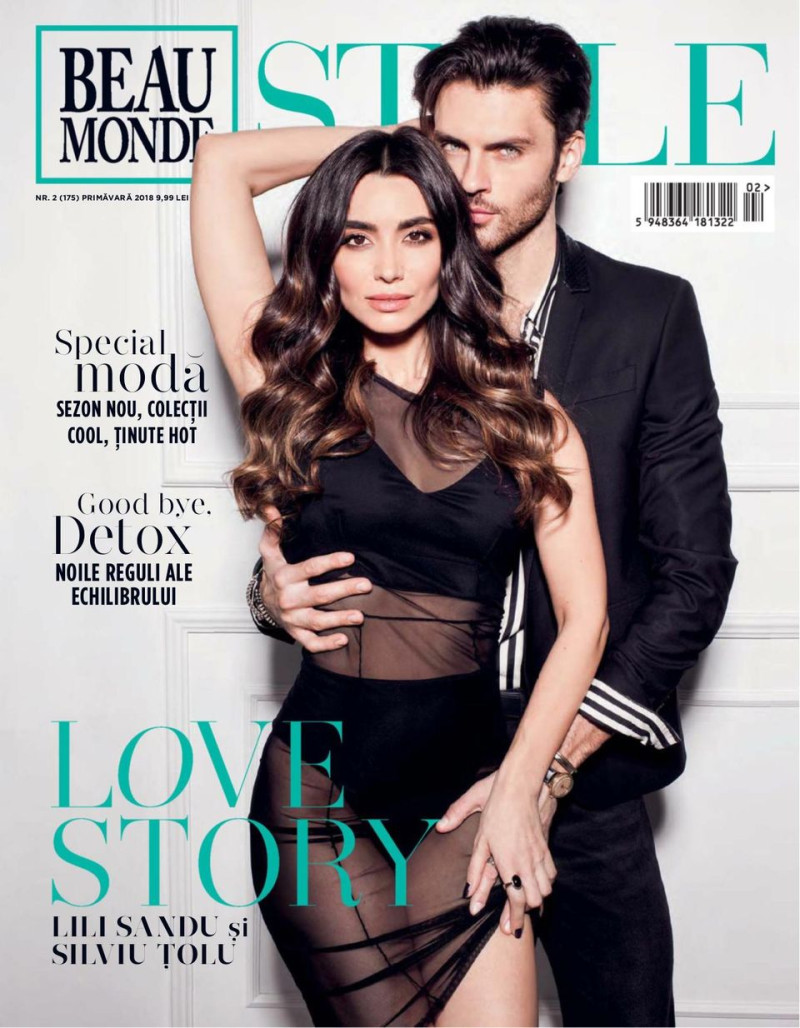Lili Sandu featured on the Beau Monde Style Romania cover from March 2018