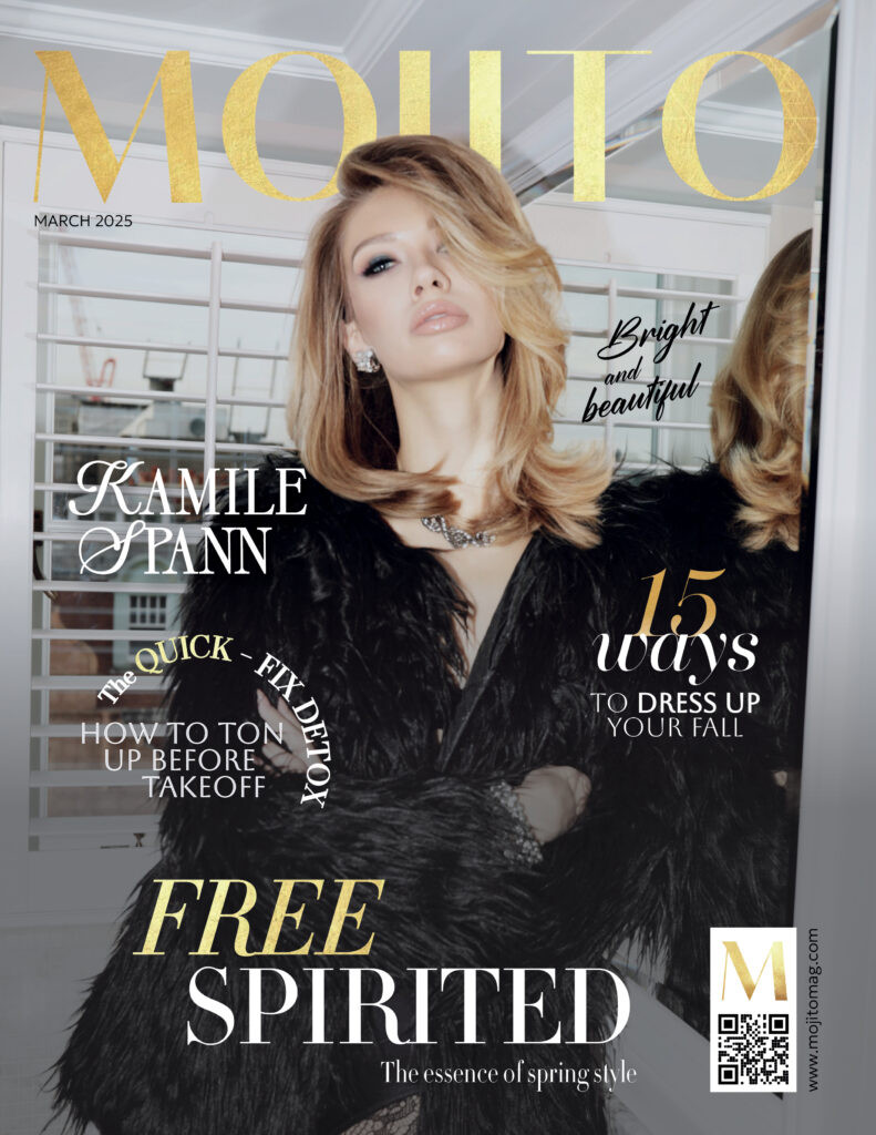 Kamile Spann featured on the Mojito cover from March 2025