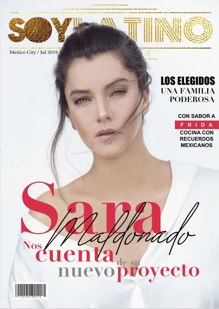 Sara Maldonado featured on the Soy Latino cover from July 2019