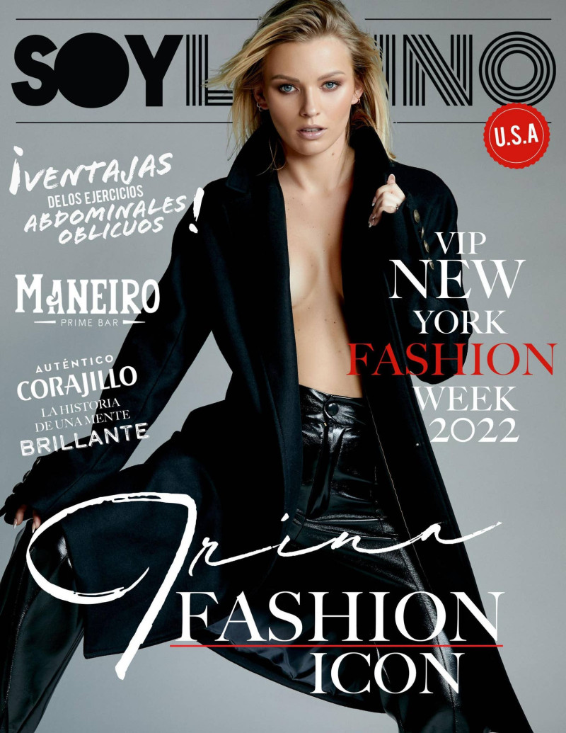 Irina Baeva featured on the Soy Latino USA cover from March 2022