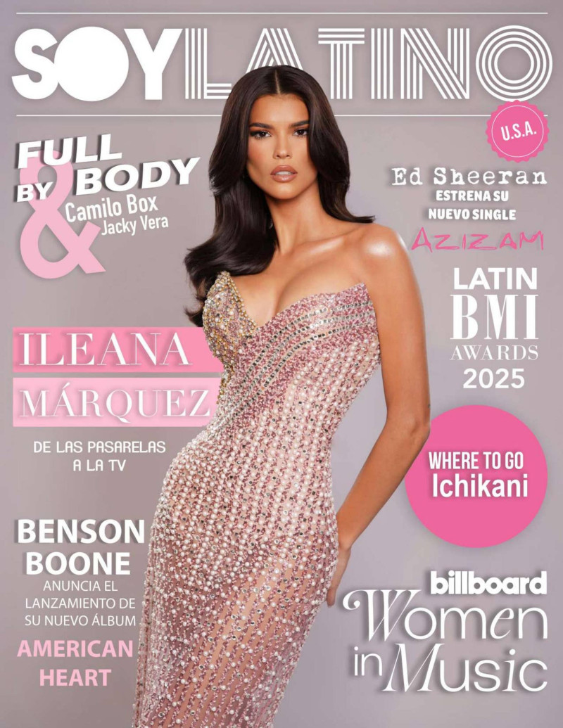 Ileana Marquez featured on the Soy Latino USA cover from April 2025
