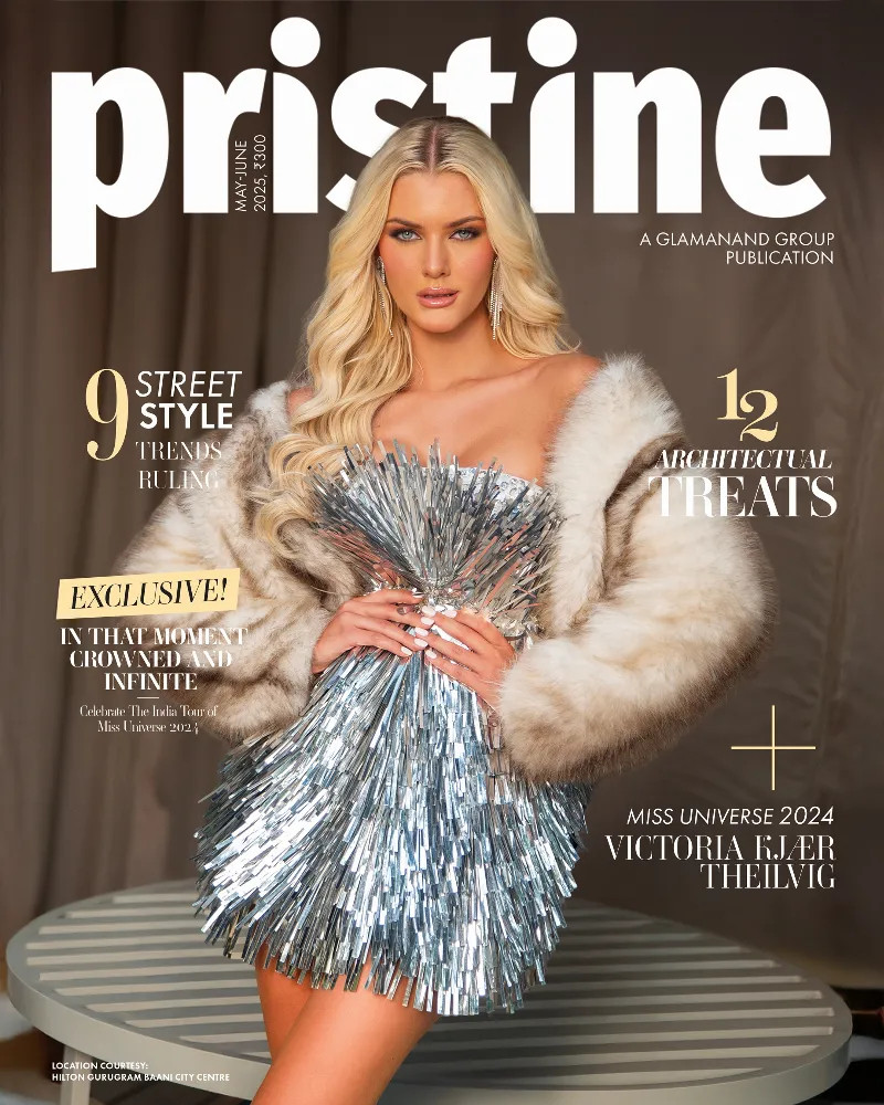 Victoria Kjaer featured on the Pristine cover from May 2025