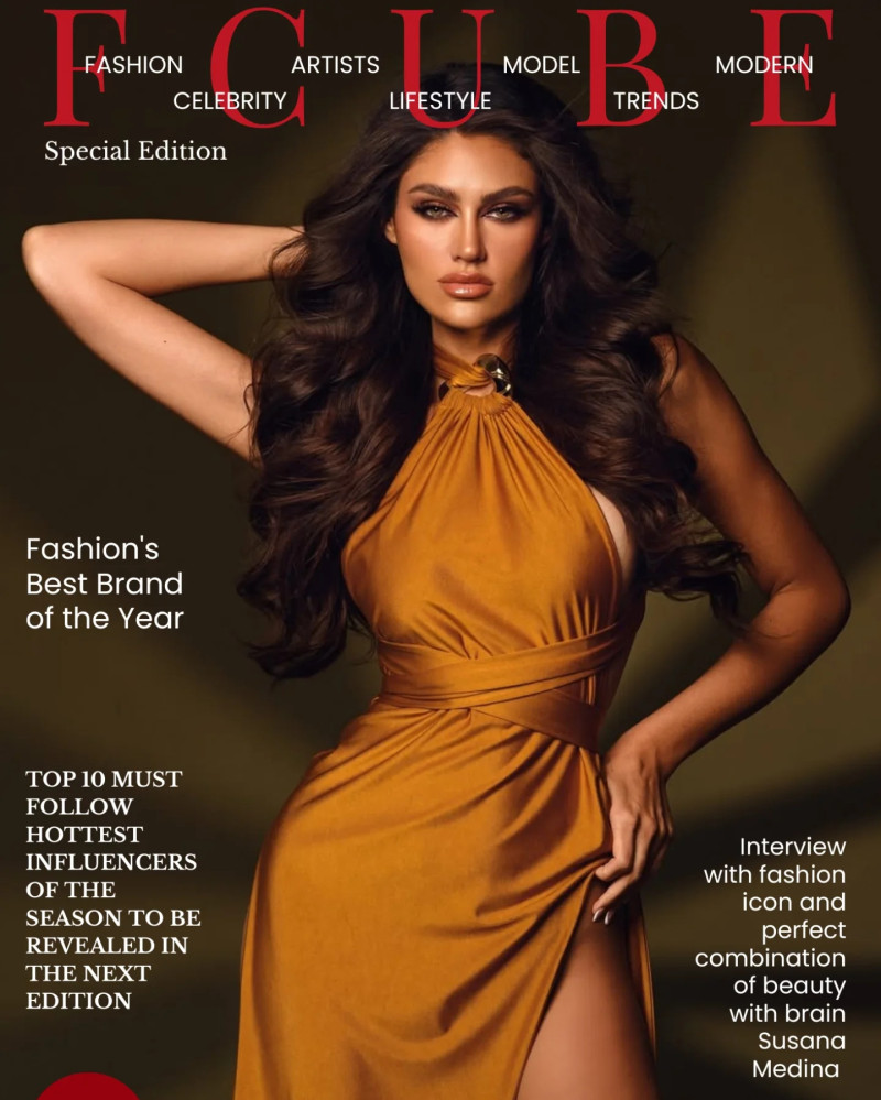 Susana Medina featured on the Fcube cover from May 2025