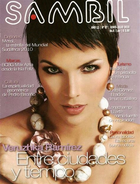 Veruzhka Ramirez featured on the Sambil cover from June 2010