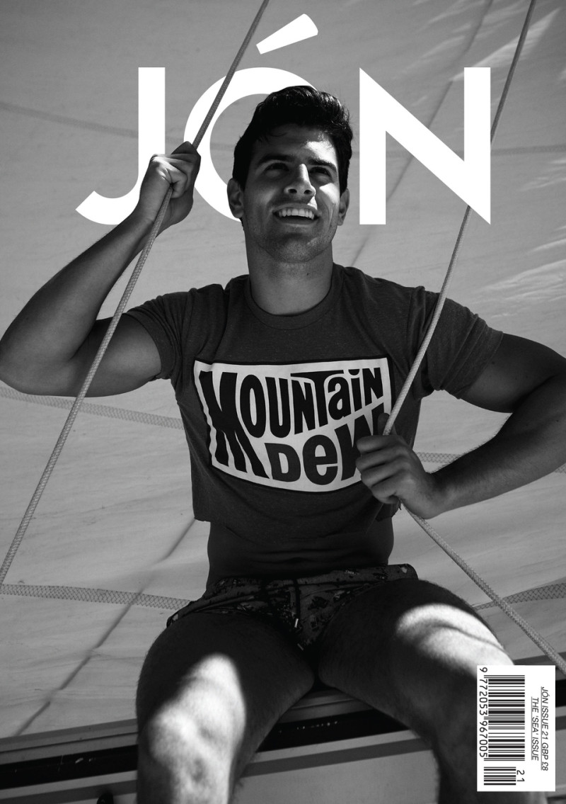 Frankie Cammarata featured on the JÓN cover from October 2018