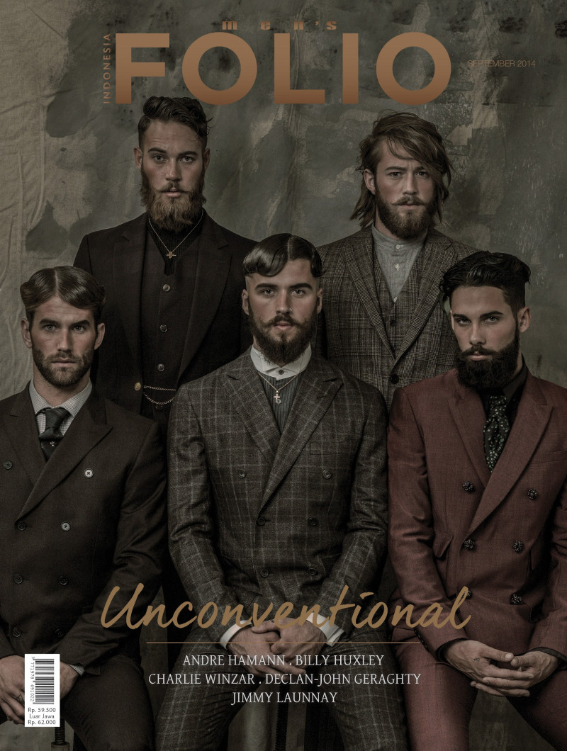Andre Hamann featured on the Men\'s Folio Indonesia cover from September 2014