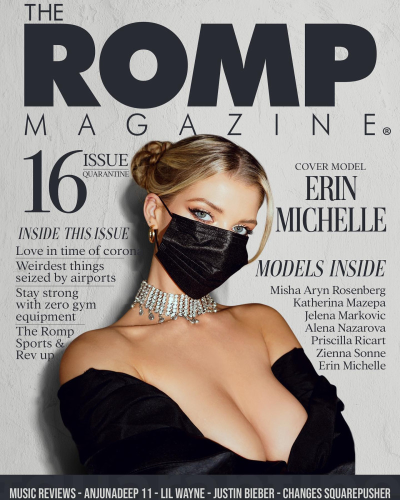 Erin Michelle Cummins featured on the The Romp Magazine cover from May 2020