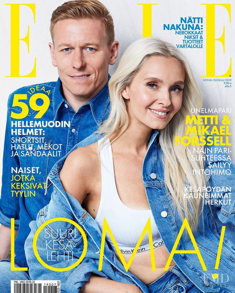  featured on the Elle Finland cover from July 2019