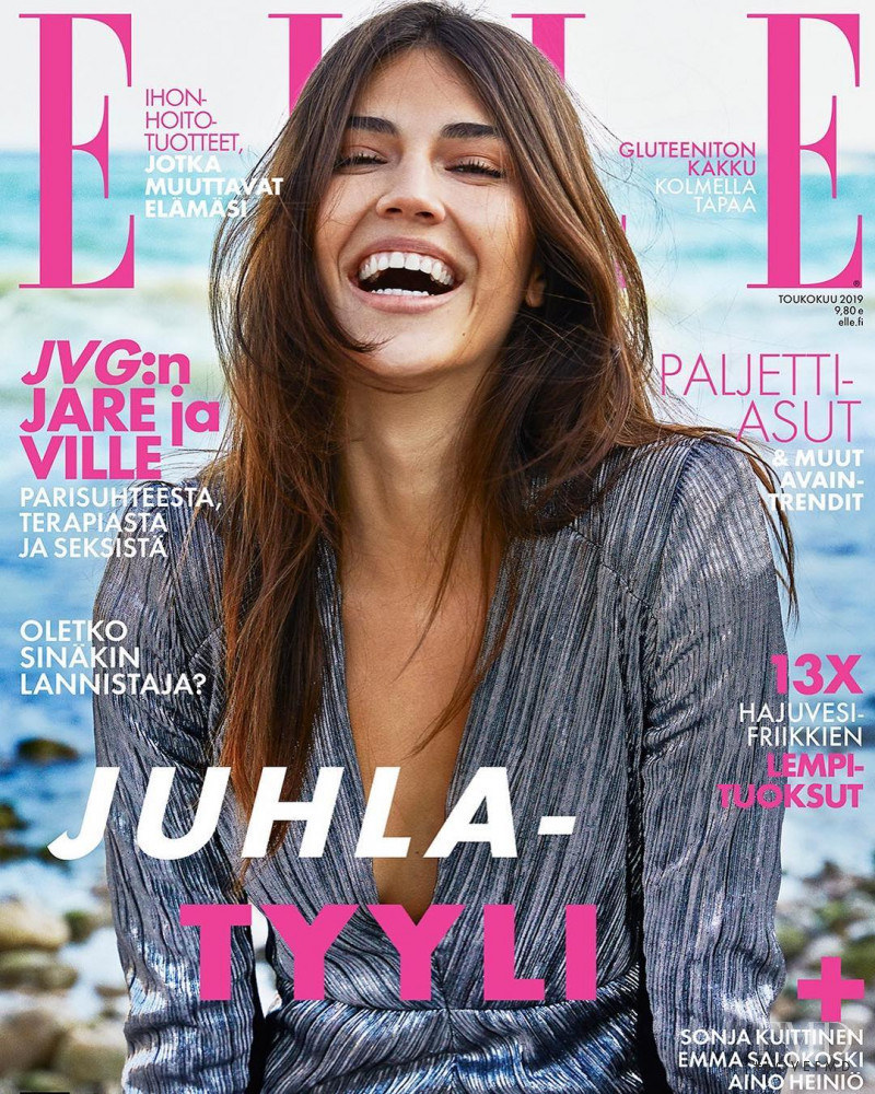 Marilhéa Peillard featured on the Elle Finland cover from May 2019