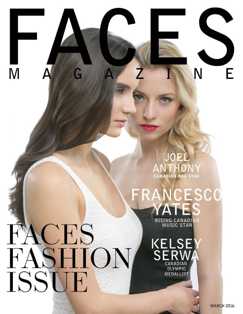  featured on the Faces Canada cover from March 2016