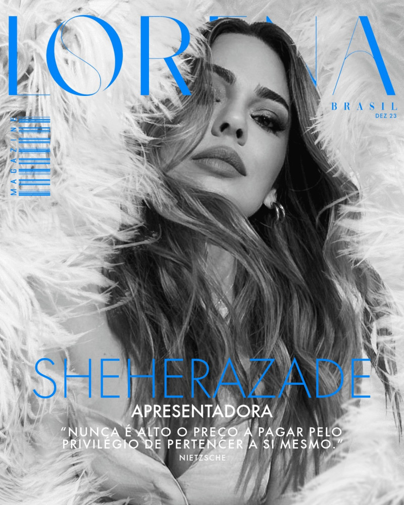Sheherazade featured on the Lorena Brasil cover from December 2023