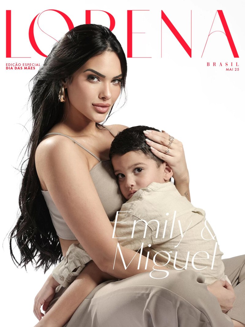 Emily Garcia featured on the Lorena Brasil cover from May 2025