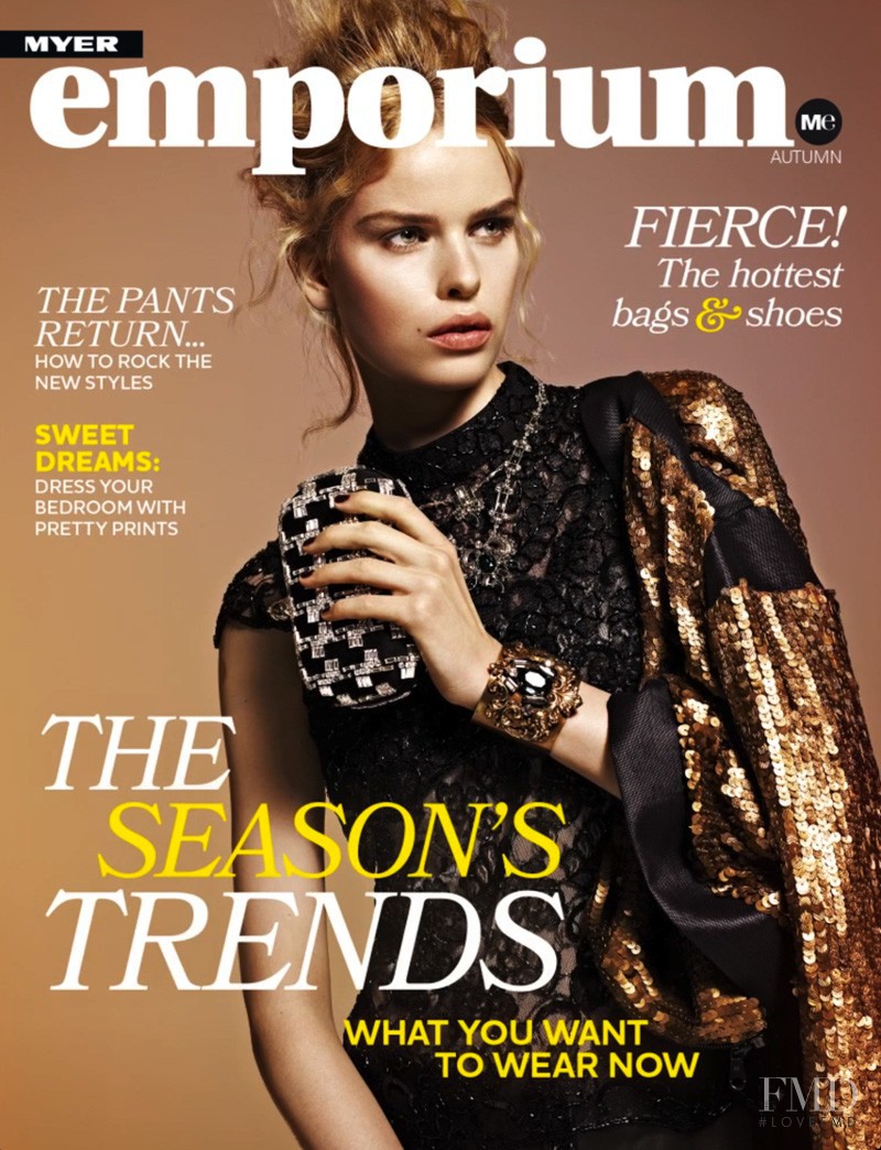 Marleen Gaasbeek featured on the Myer Emporium cover from September 2013
