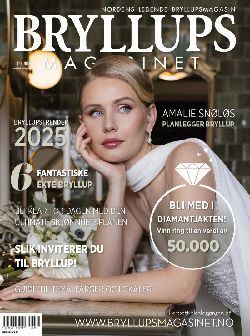  featured on the Bryllups Magasinet cover from December 2024