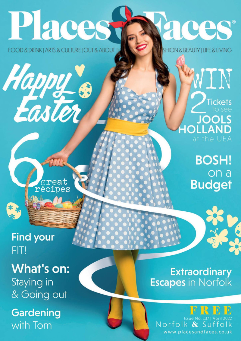  featured on the Places & Faces cover from April 2022