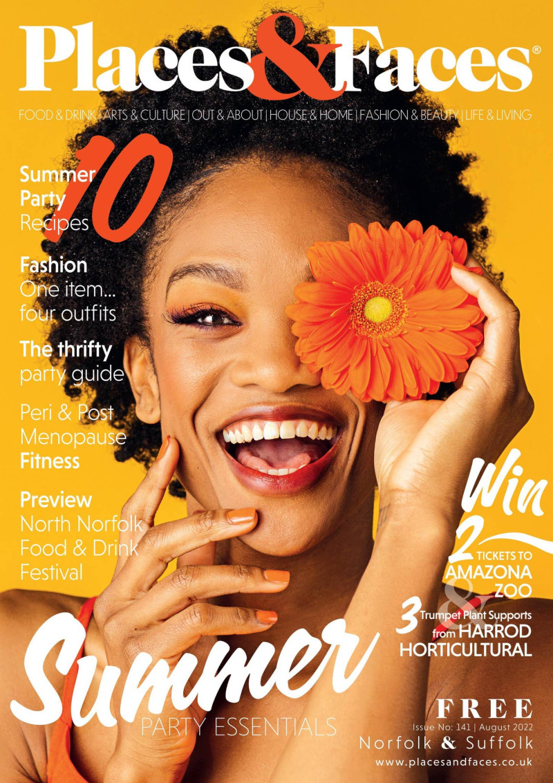  featured on the Places & Faces cover from August 2022