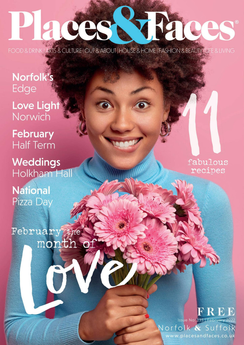  featured on the Places & Faces cover from February 2022
