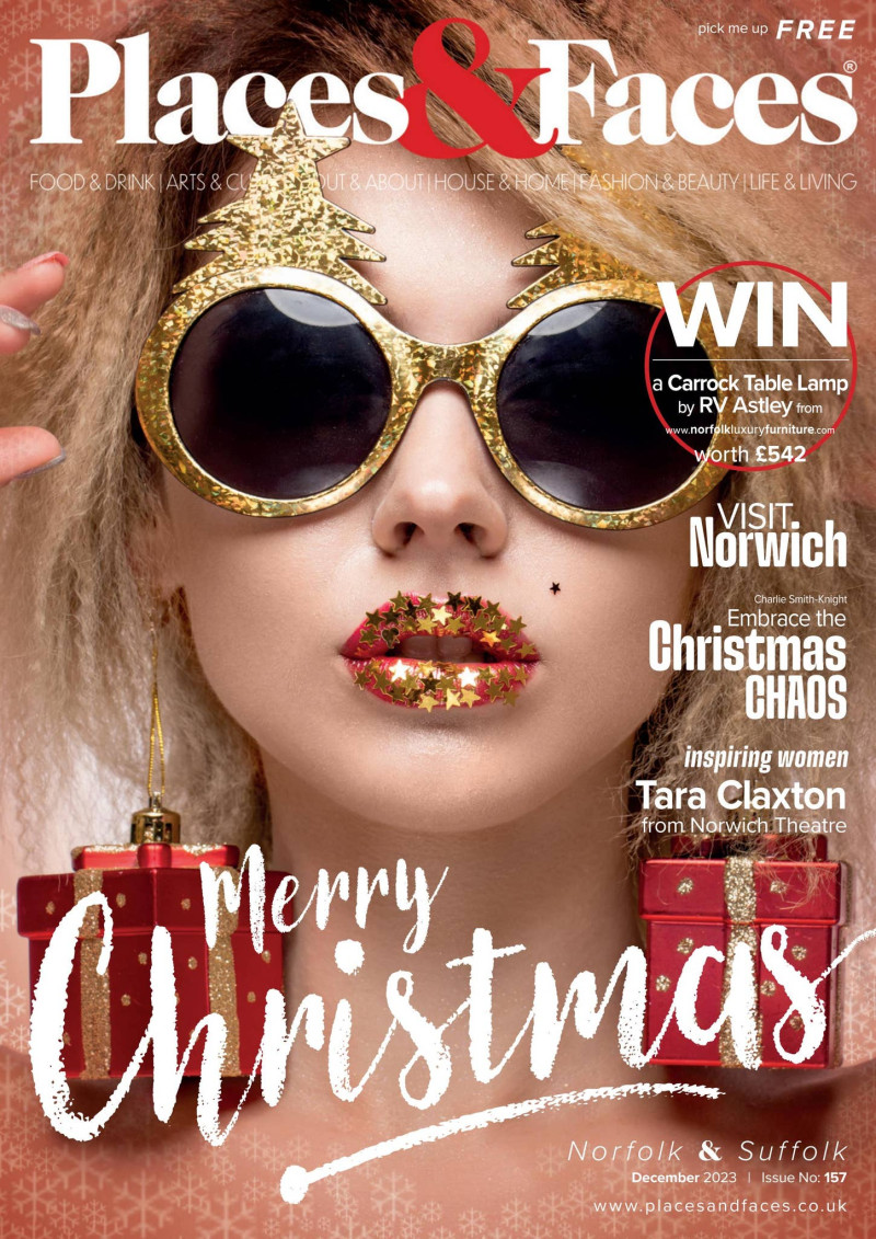  featured on the Places & Faces cover from December 2023