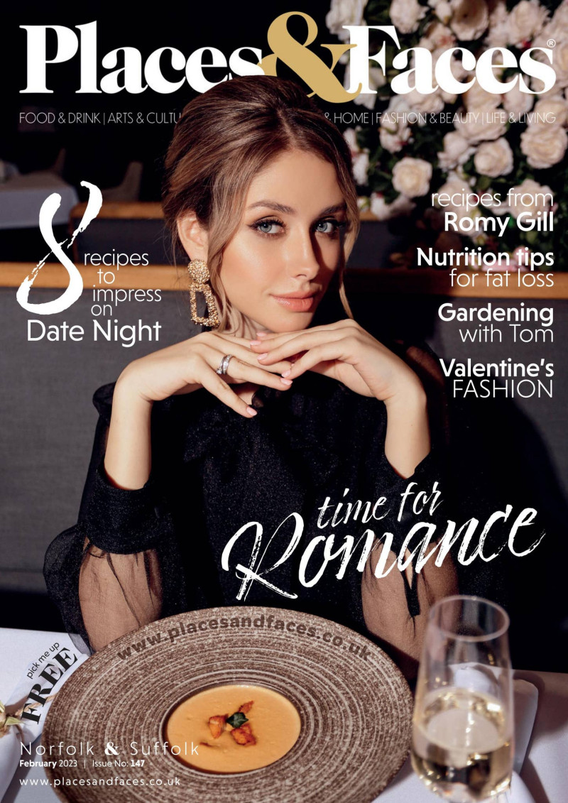 featured on the Places & Faces cover from February 2023