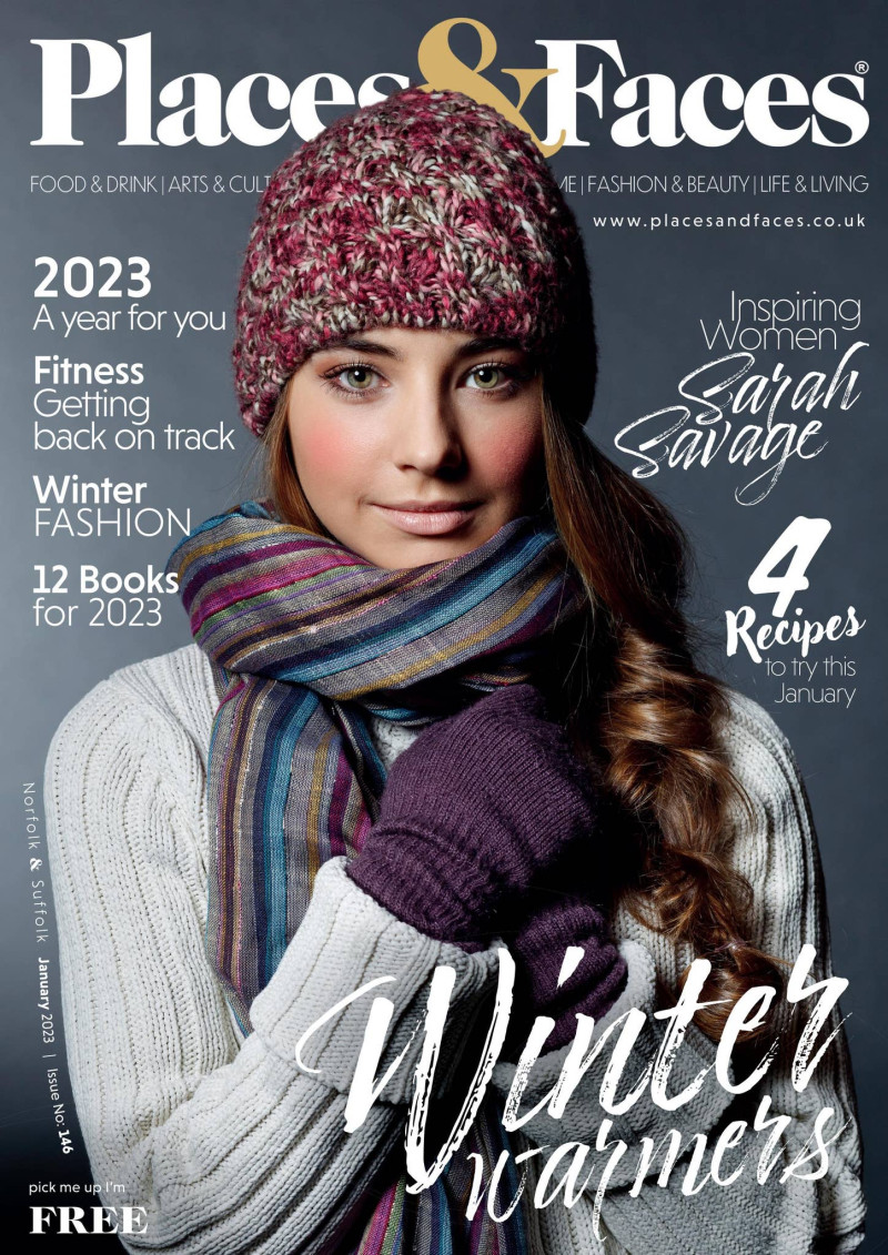  featured on the Places & Faces cover from January 2023