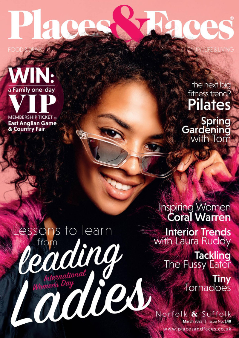  featured on the Places & Faces cover from March 2023