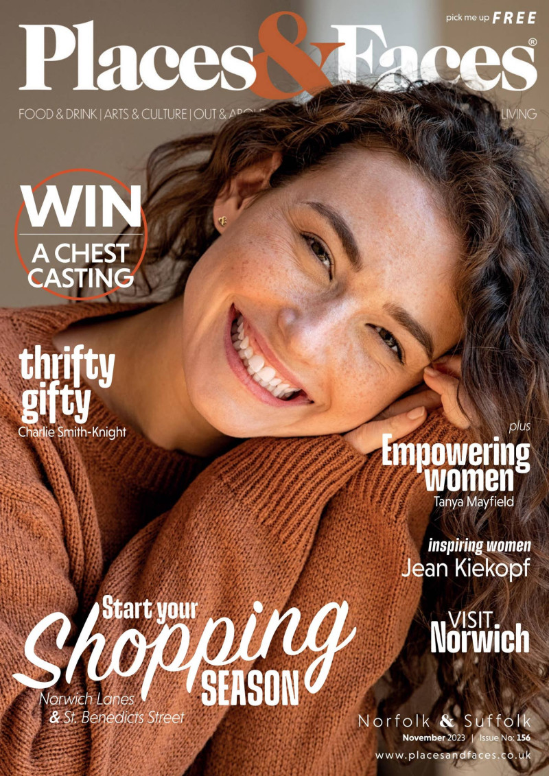  featured on the Places & Faces cover from November 2023