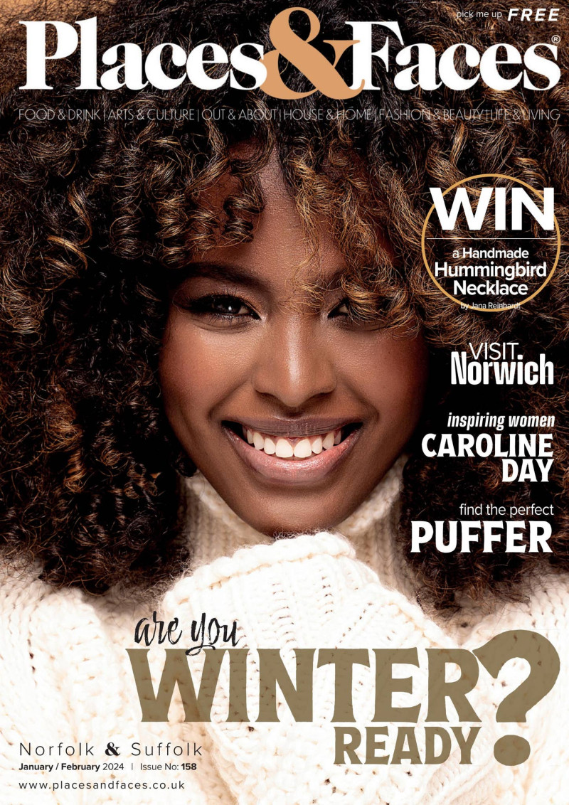  featured on the Places & Faces cover from January 2024