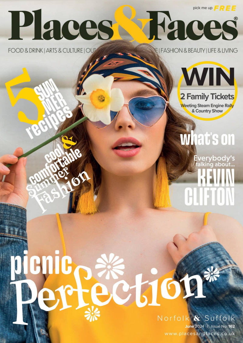  featured on the Places & Faces cover from June 2024