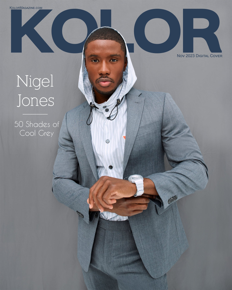 Nigel Jones featured on the Kolor cover from November 2023