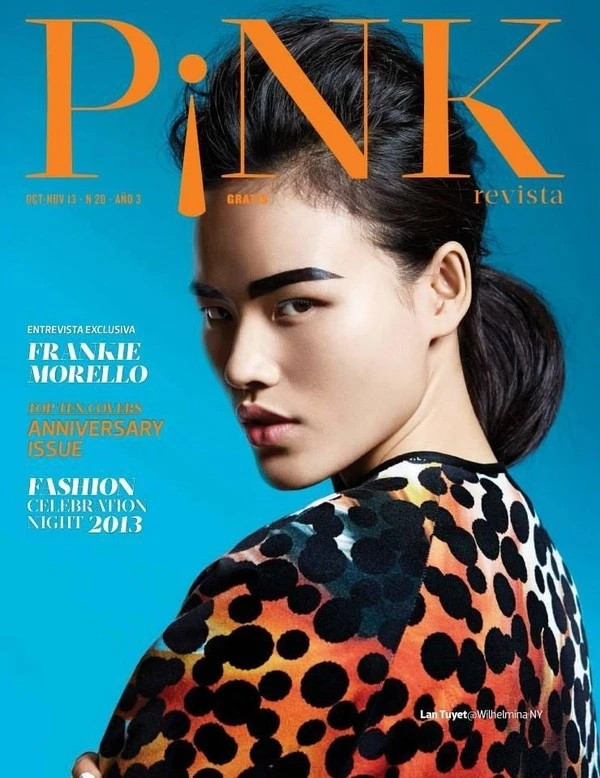 Lan Tuyet featured on the Pink Vietnam cover from October 2013