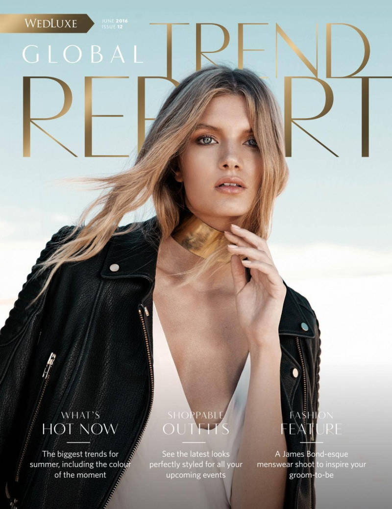  featured on the WedLuxe Global Trend Report cover from June 2016
