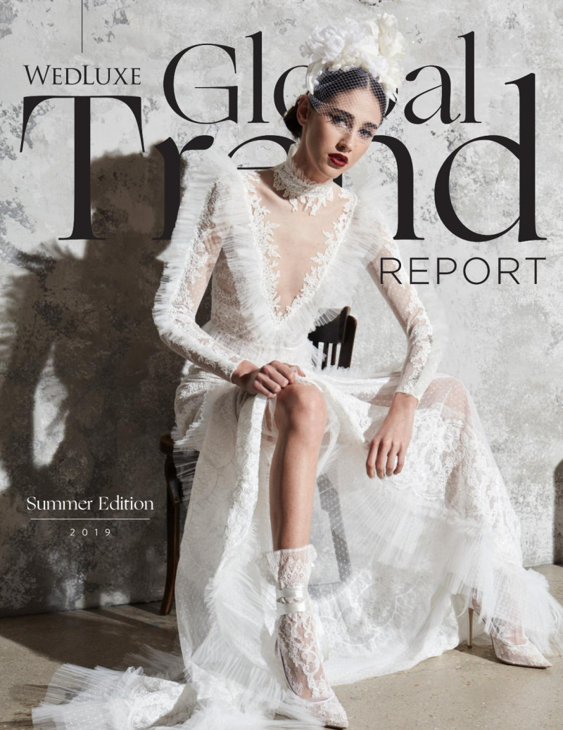  featured on the WedLuxe Global Trend Report cover from July 2019