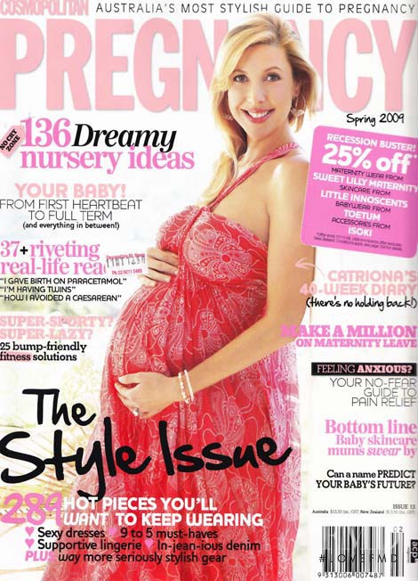  featured on the Cosmopolitan Pregnancy Australia cover from March 2009