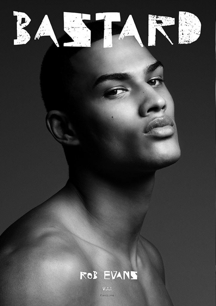 Rob Evans featured on the Bastard Fanzine cover from March 2016