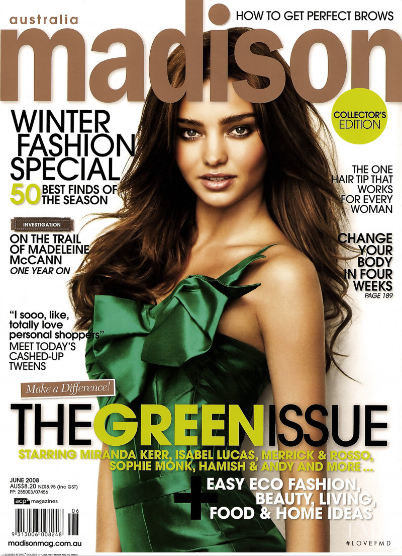 Miranda Kerr featured on the madison cover from June 2008